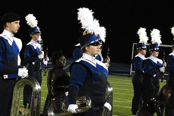 Old Mill High School Marching Band Performing